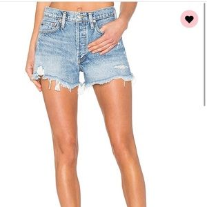 AGOLDE Parker Denim Shorts